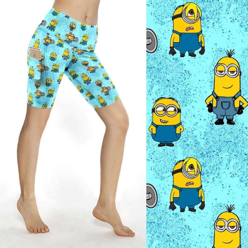 Minion Shorts - Yoga Band - Pockets